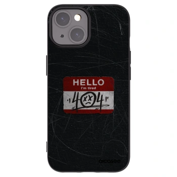 Picasee silikónový čierny obal pre Apple iPhone 15 - HELLO 404