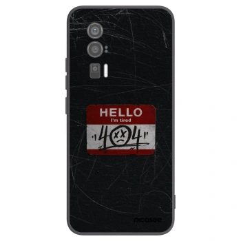 Picasee silikónový čierny obal pre Xiaomi Poco F5 Pro 5G - HELLO 404