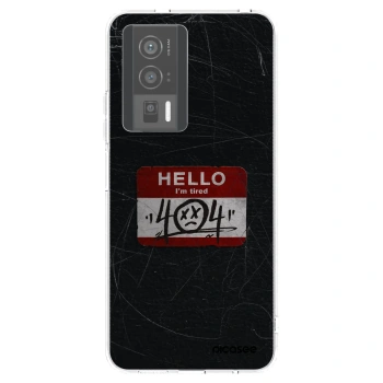 Picasee silikónový prehľadný obal pre Xiaomi Poco F5 Pro 5G - HELLO 404