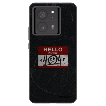 Picasee silikónový čierny obal pre Xiaomi 13T Pro - HELLO 404