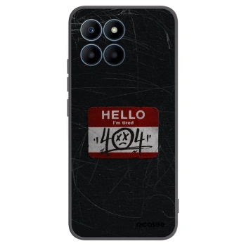 Picasee silikónový čierny obal pre Honor 70 Lite - HELLO 404