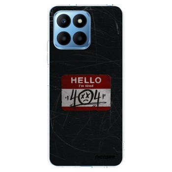 Picasee silikónový prehľadný obal pre Honor 70 Lite - HELLO 404