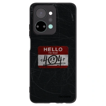 Picasee silikónový čierny obal pre Honor X7a - HELLO 404