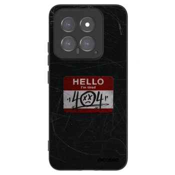 Picasee silikónový čierny obal pre Xiaomi 14 - HELLO 404