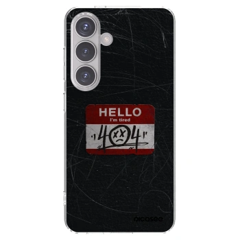Picasee silikónový prehľadný obal pre Samsung Galaxy S24 S921B 5G - HELLO 404