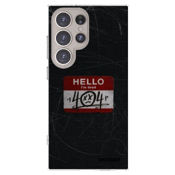 Picasee silikónový prehľadný obal pre Samsung Galaxy S24 Ultra S928B 5G - HELLO 404