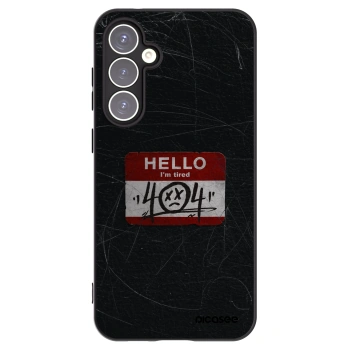 Picasee silikónový čierny obal pre Samsung Galaxy S23 FE S711B - HELLO 404