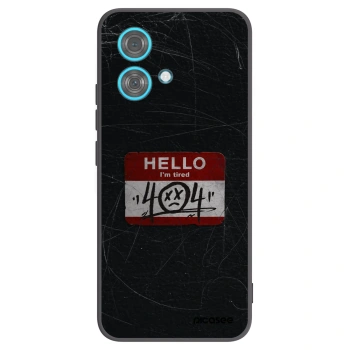 Picasee silikónový čierny obal pre Motorola Edge 40 Neo - HELLO 404