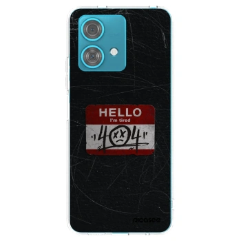 Picasee silikónový prehľadný obal pre Motorola Edge 40 Neo - HELLO 404