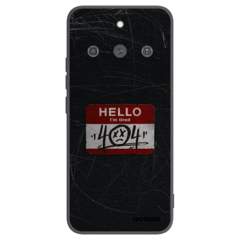 Picasee silikónový čierny obal pre Realme 11 Pro+ - HELLO 404