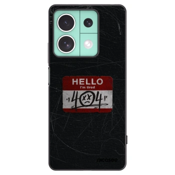 Picasee silikónový čierny obal pre Xiaomi Redmi Note 13 5G - HELLO 404