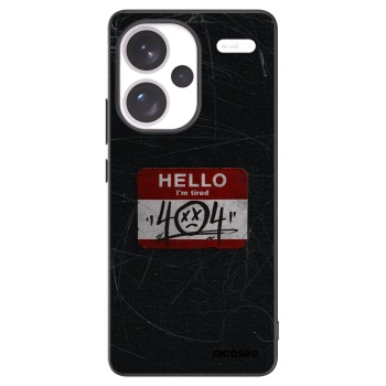 Picasee silikónový čierny obal pre Xiaomi Redmi Note 13 Pro+ 5G - HELLO 404