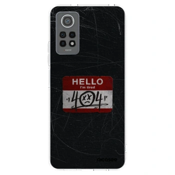 Picasee silikónový prehľadný obal pre Xiaomi Redmi Note 12 Pro 4G - HELLO 404