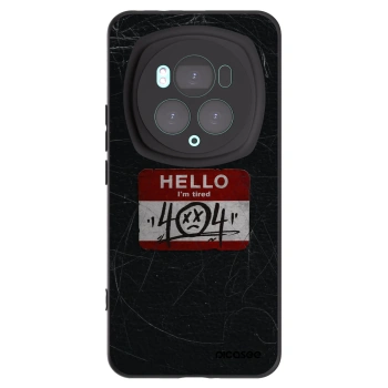 Picasee silikónový čierny obal pre Honor Magic6 Pro - HELLO 404