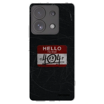 Picasee silikónový prehľadný obal pre Xiaomi Redmi Note 13 Pro 4G - HELLO 404