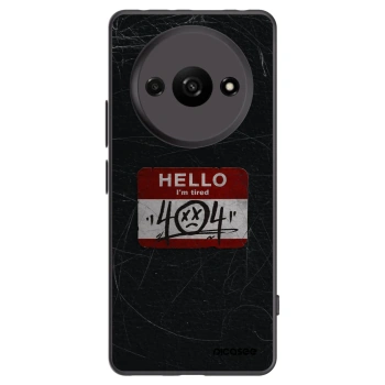 Picasee silikónový čierny obal pre Xiaomi Redmi A3 - HELLO 404