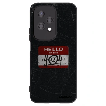 Picasee silikónový čierny obal pre Honor 200 Lite - HELLO 404