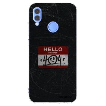 Picasee silikónový prehľadný obal pre Huawei P Smart 2019 - HELLO 404