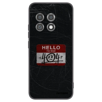 Picasee silikónový čierny obal pre OnePlus 11 5G - HELLO 404