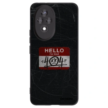 Picasee silikónový čierny obal pre Honor 200 Pro 5G - HELLO 404