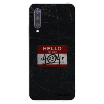 Picasee silikónový prehľadný obal pre Xiaomi Mi 9 - HELLO 404