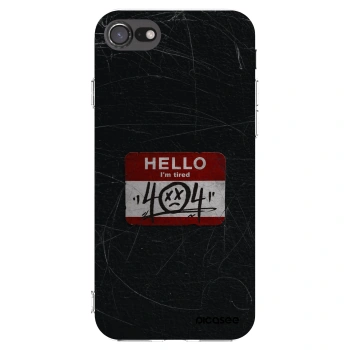 Picasee silikónový prehľadný obal pre Apple iPhone 7 - HELLO 404