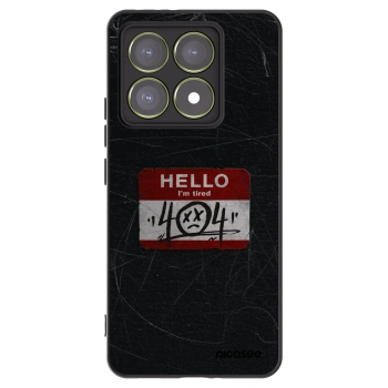 Picasee silikónový čierny obal pre Xiaomi 14T - HELLO 404