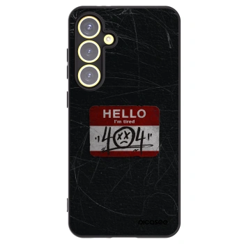 Picasee silikónový čierny obal pre Samsung Galaxy S24 FE S721B - HELLO 404