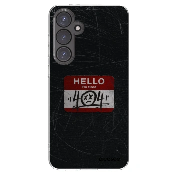 Picasee silikónový prehľadný obal pre Samsung Galaxy S24 FE S721B - HELLO 404