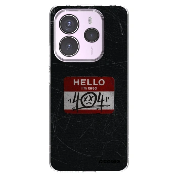 Picasee silikónový prehľadný obal pre Xiaomi Redmi Note 14 5G - HELLO 404