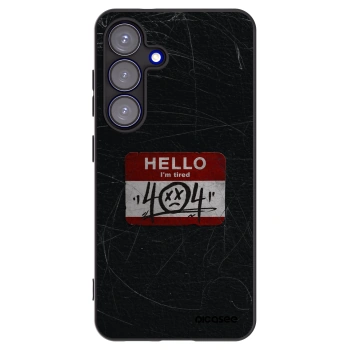 Picasee silikónový čierny obal pre Samsung Galaxy S25 5G - HELLO 404