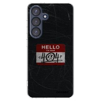 Picasee silikónový prehľadný obal pre Samsung Galaxy S25 5G - HELLO 404