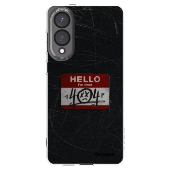 Picasee silikónový prehľadný obal pre Samsung Galaxy S25 Edge 5G - HELLO 404
