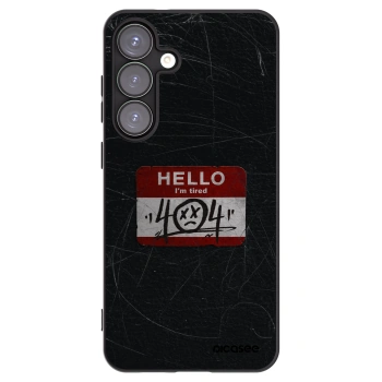 Picasee silikónový čierny obal pre Samsung Galaxy S25+ 5G - HELLO 404