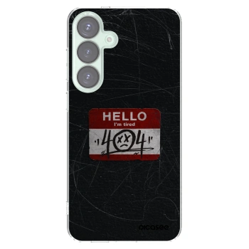 Picasee silikónový prehľadný obal pre Samsung Galaxy S25+ 5G - HELLO 404
