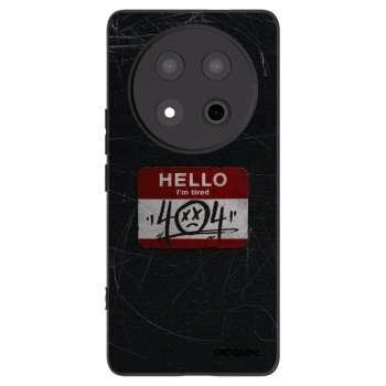 Picasee silikónový čierny obal pre Honor Magic7 Lite 5G - HELLO 404