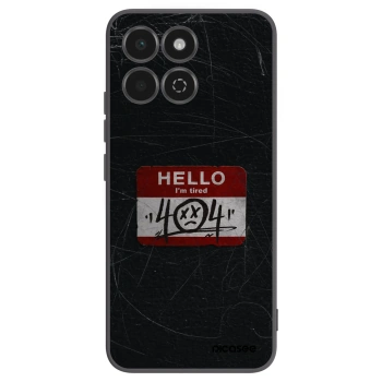 Picasee silikónový čierny obal pre Honor 200 Smart 5G - HELLO 404