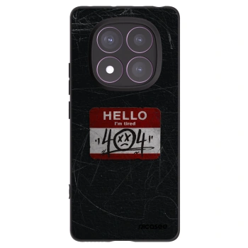 Picasee silikónový čierny obal pre Xiaomi Redmi Note 14 Pro 4G - HELLO 404