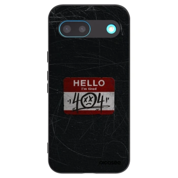 Picasee silikónový čierny obal pre Google Pixel 8 - HELLO 404
