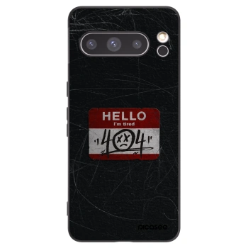 Picasee silikónový čierny obal pre Google Pixel 8 Pro - HELLO 404