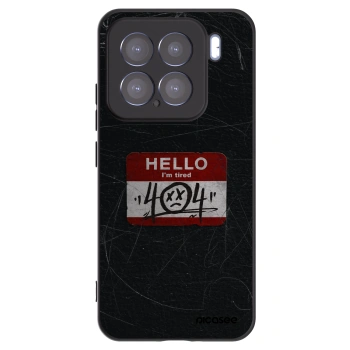 Picasee silikónový čierny obal pre Xiaomi 15 - HELLO 404