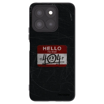 Picasee silikónový čierny obal pre Honor X8c - HELLO 404