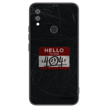 Picasee silikónový čierny obal pre Xiaomi Redmi Note 7 - HELLO 404