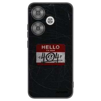 Picasee silikónový čierny obal pre Xiaomi Poco F6 - HELLO 404