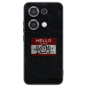 Picasee silikónový čierny obal pre Xiaomi Redmi Note 14S - HELLO 404