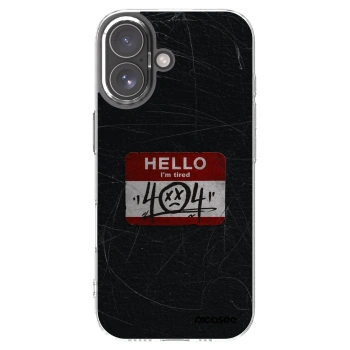 Picasee silikónový prehľadný obal pre Apple iPhone 17 - HELLO 404