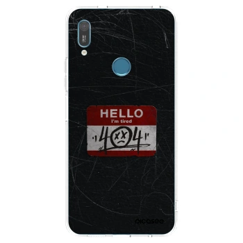 Picasee silikónový prehľadný obal pre Huawei Y6 2019 - HELLO 404