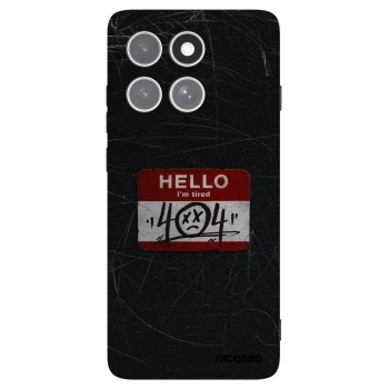 Picasee silikónový čierny obal pre Motorola Edge 60 Pro - HELLO 404