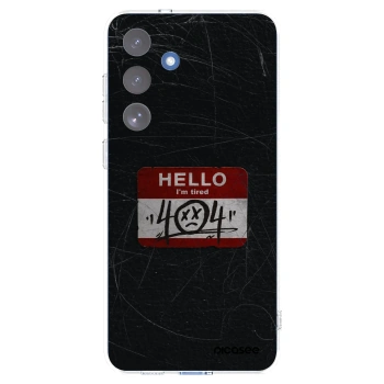 Picasee silikónový prehľadný obal pre Samsung Galaxy S25 FE 5G - HELLO 404
