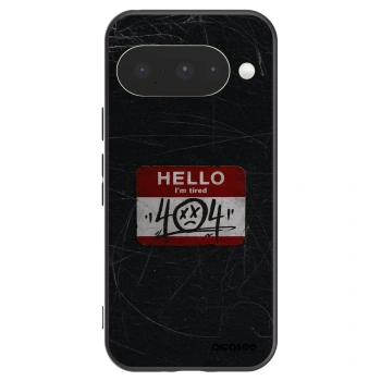 Picasee silikónový čierny obal pre Google Pixel 10 - HELLO 404